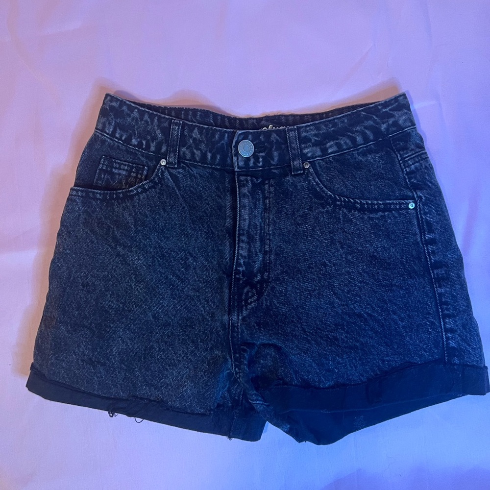 Black Denim shorts